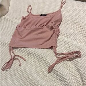 SHEIN Dusty Pink Ruched Camisole